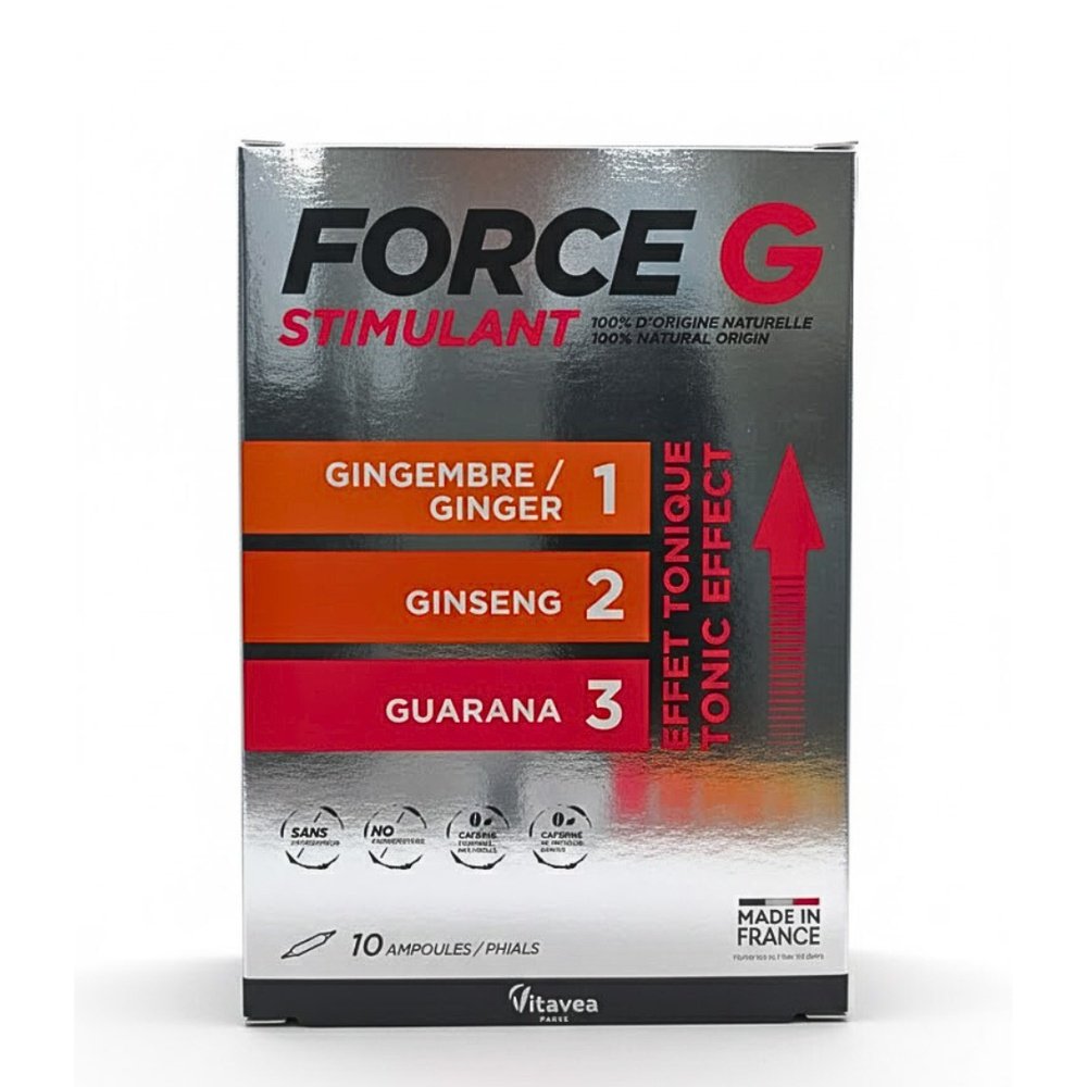 vitavea – force g stimulant ampoules – 10x10ml