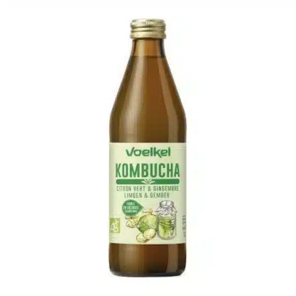 voelkel – kombucha gingembre citron – 330ml