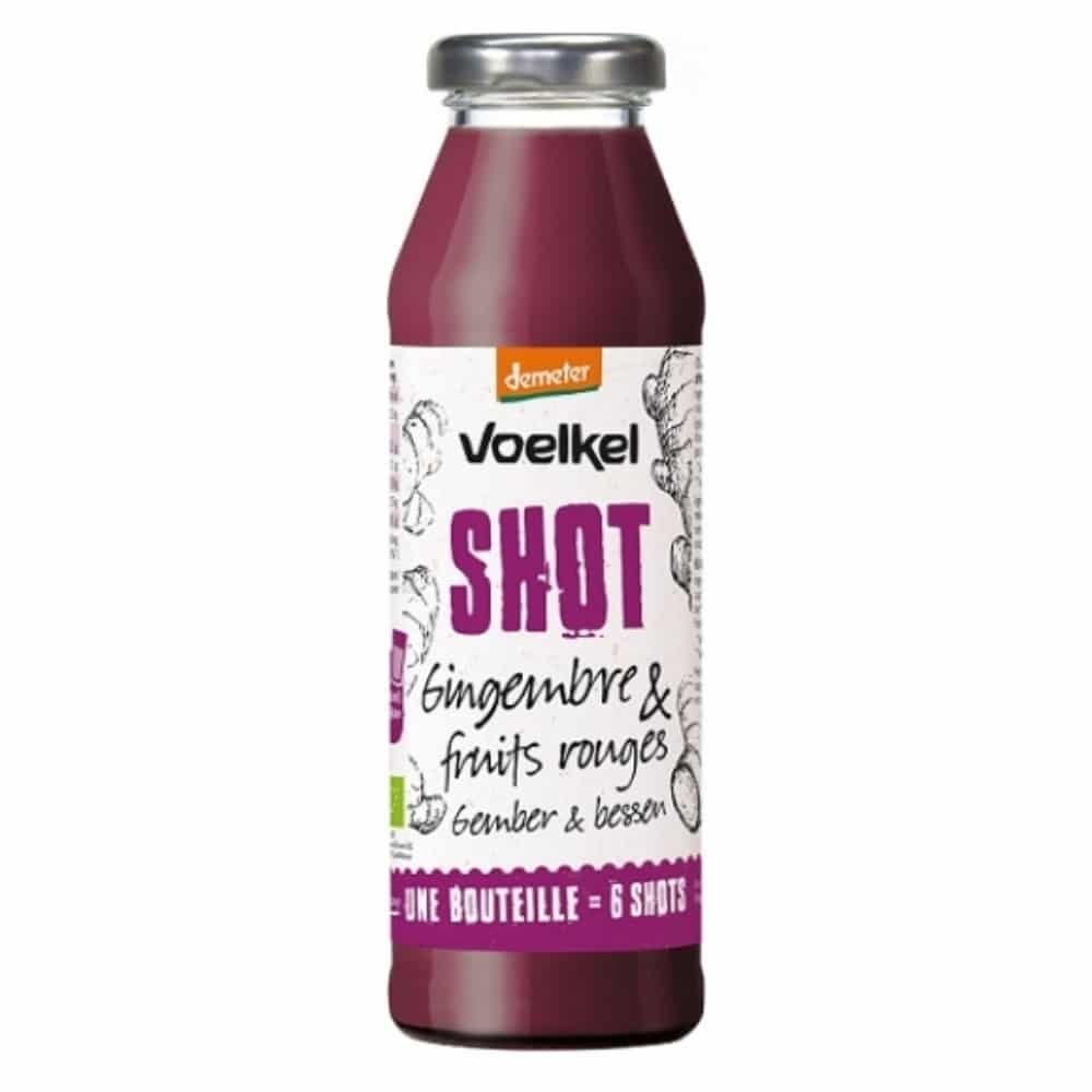 voelkel – shot gingembre et fruits rouges – 280ml