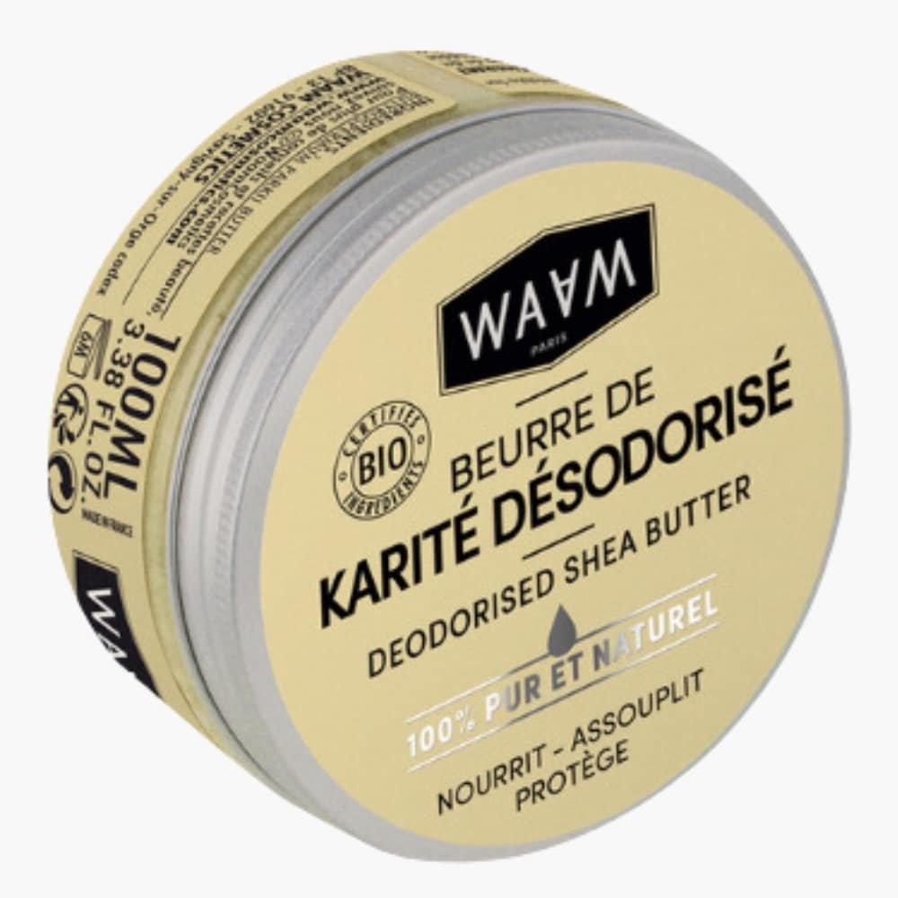waam – beurre de karite desodorise nourrissant bio – 100ml