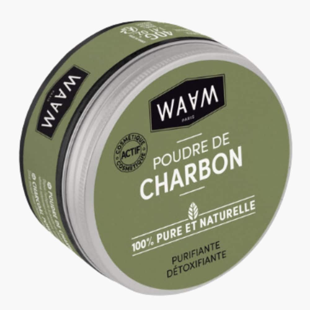 waam – poudre de charbon purifiante detoxifiante – 40g