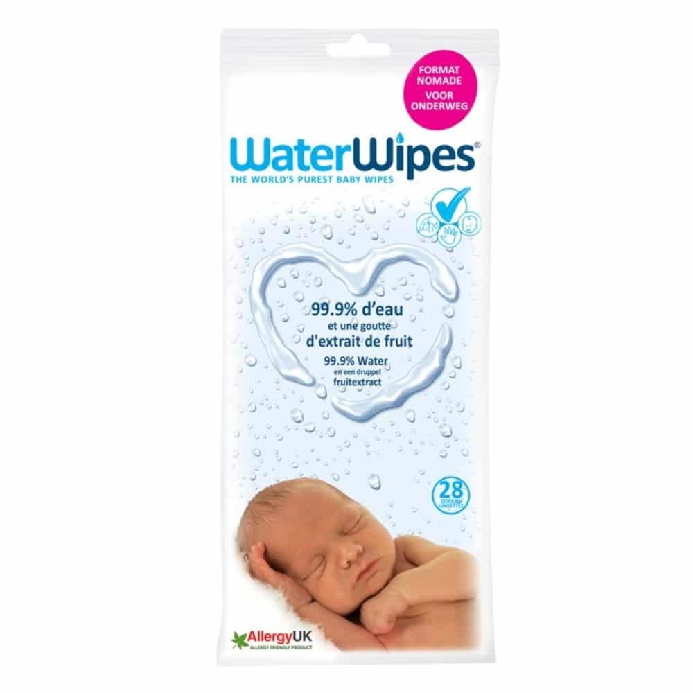 waterwipes – lingettes pour bebes a base d’eau – 28u