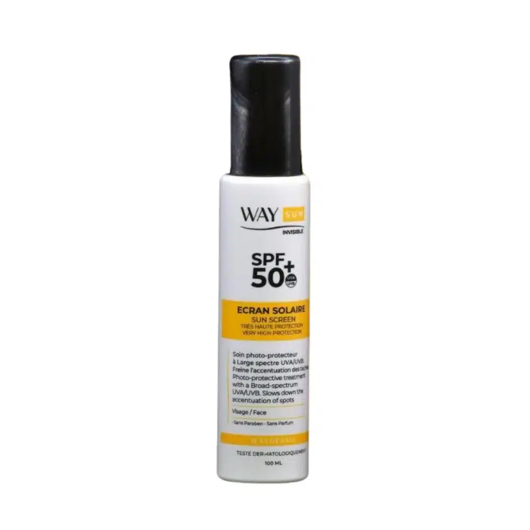 wayderma – sun ecran solaire invisible spf50+ – 100ml