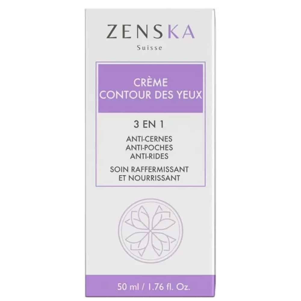 zenska – creme contour des yeux 3en1 soin raffermissant et nourrissant – 50ml