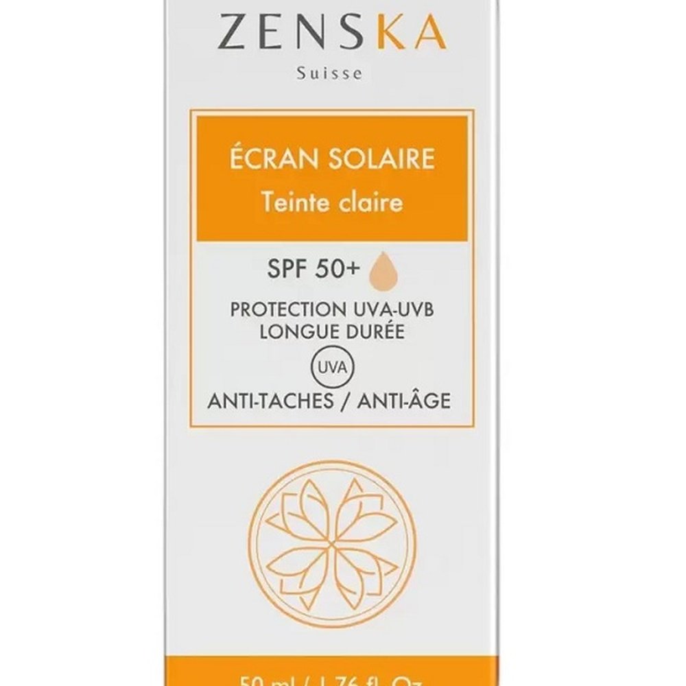 zenska – ecran solaire teinte claire spf50+ – 50ml