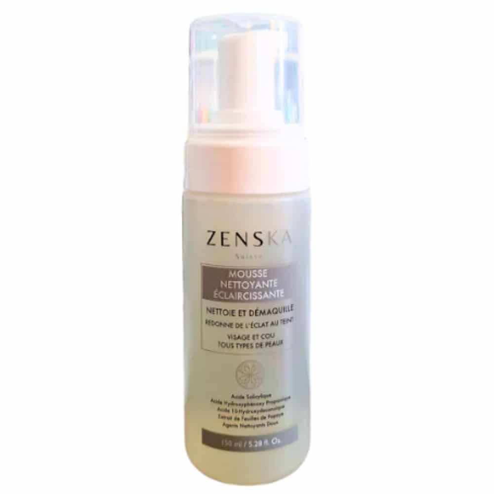 zenska – mousse nettoyante eclaircissante – 150ml