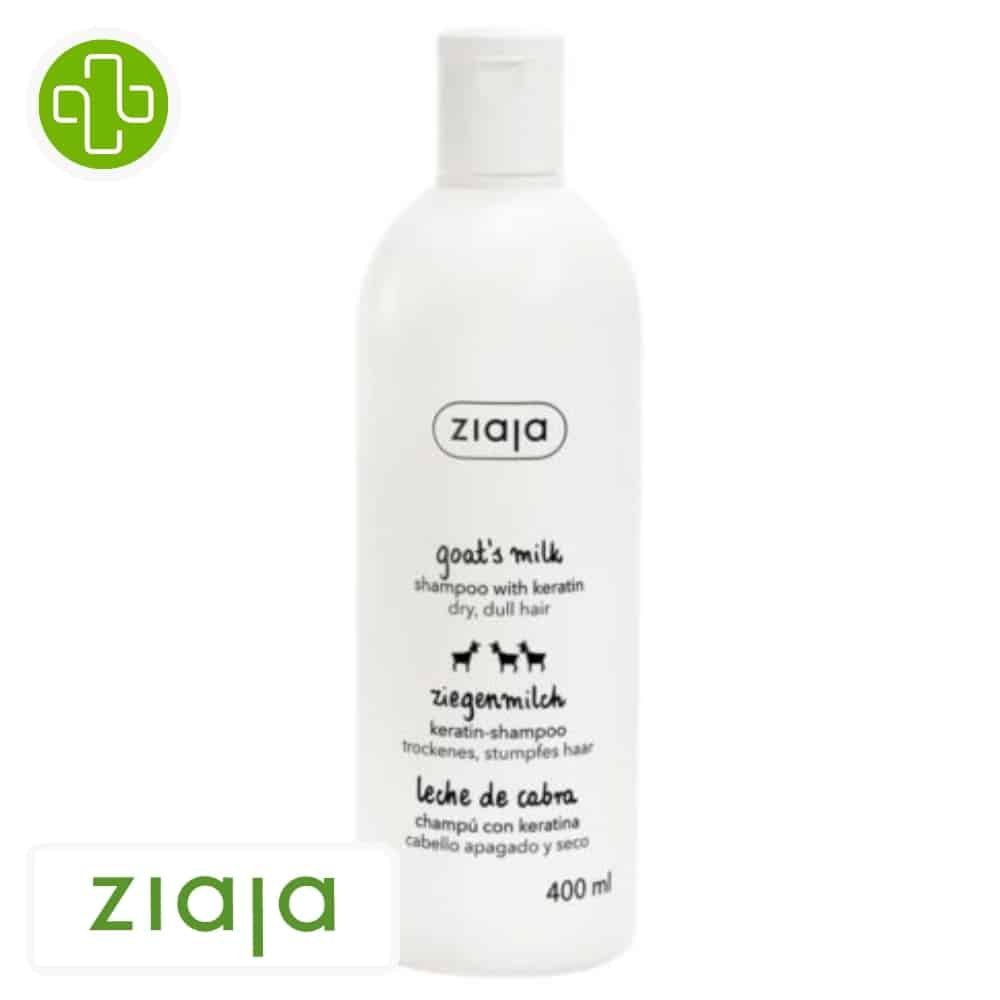 ziaja – goat’s milk shampoing fortifiant a la keratine – 400ml