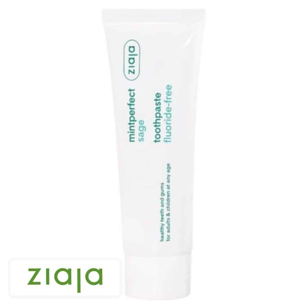 ziaja – mintperfect sage dentifrice sans fluor – 75ml