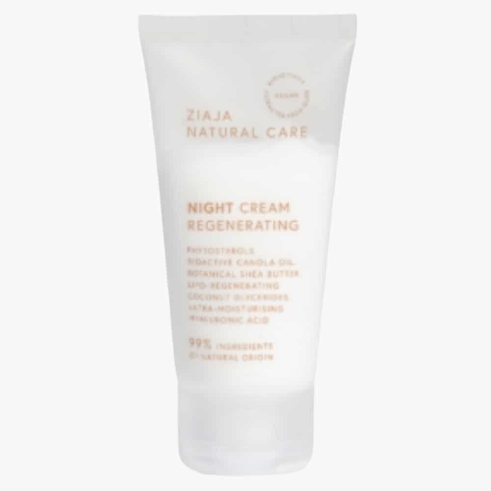 ziaja – natural care creme regeneratrice nuit vegan – 50ml