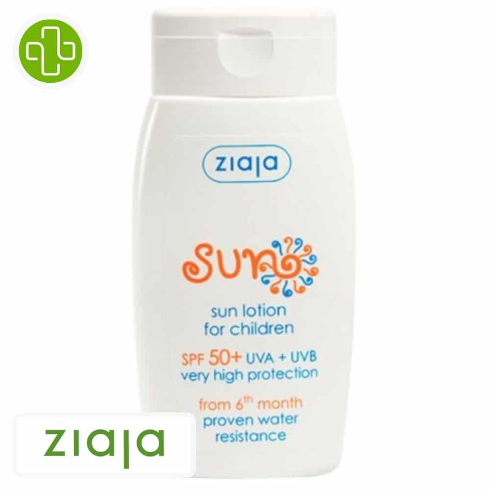 ziaja – sun lotion pour enfants spf50+ – 125ml